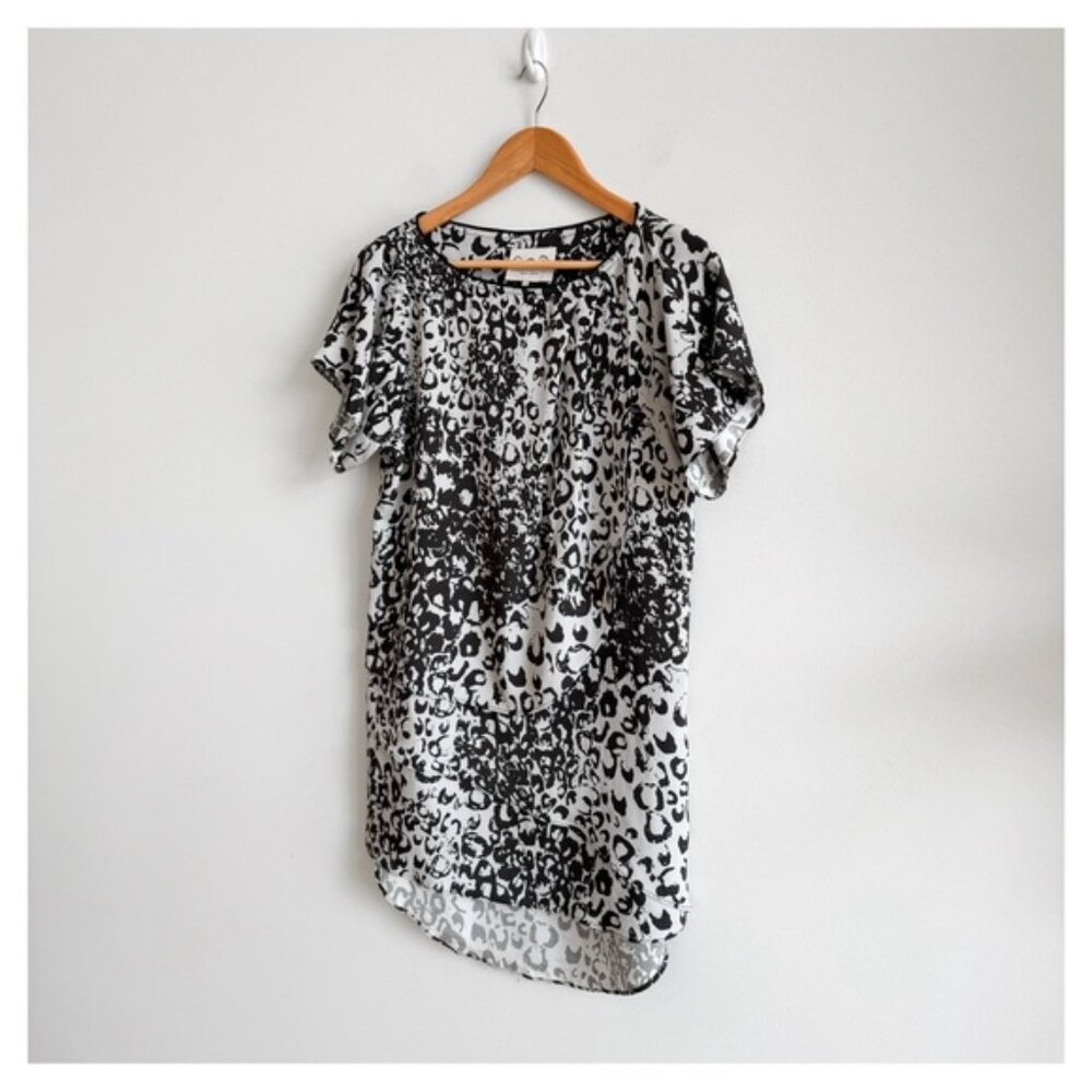 SEA NEW YORK • Leopard Print Silk Dress